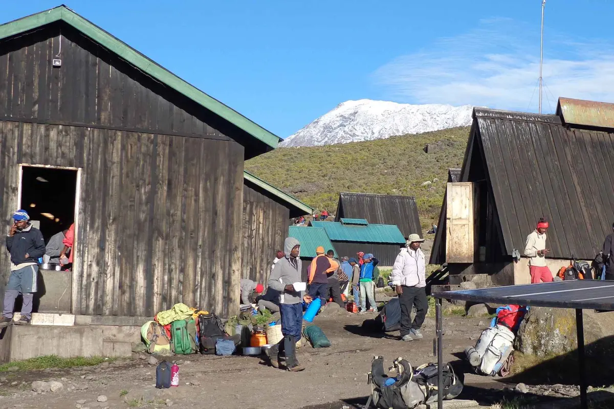 Kilimanjaro climbing route