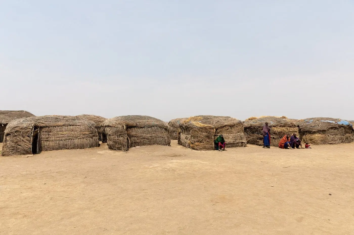 A Maasai village in northern Tanzania