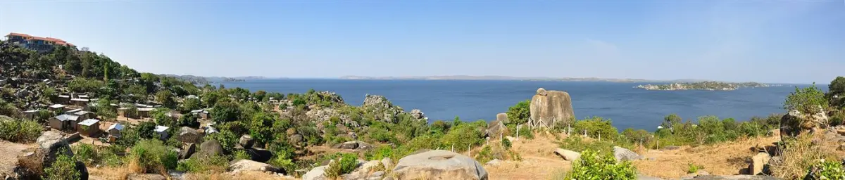 Fish eagle over Lake Victoria